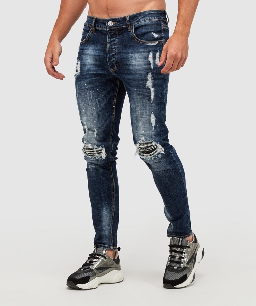 Black Alessandro Zavetti - Damiano 2.0 Slim Denim Jean