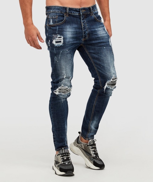 Black Alessandro Zavetti - Damiano 2.0 Slim Denim Jean