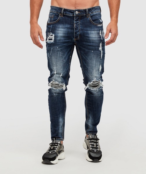 Black Alessandro Zavetti - Damiano 2.0 Slim Denim Jean