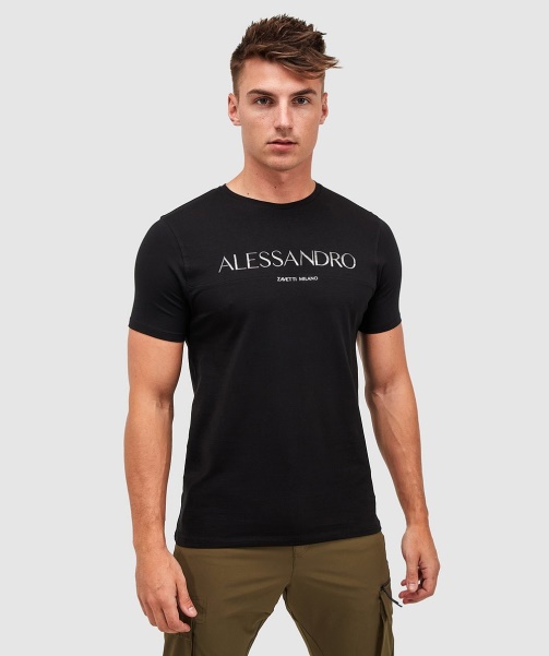 Black Alorta T-Shirt - Alessandro Zavetti