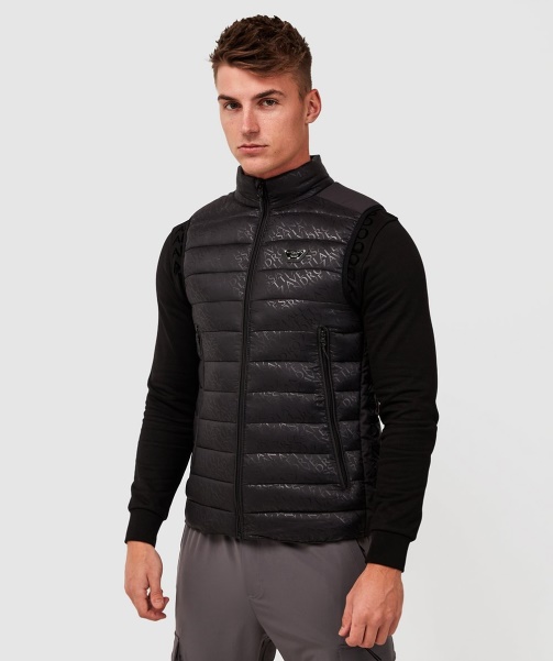 Teratta 2.0 Aop Gilet Jet Black - Alessandro Zavetti