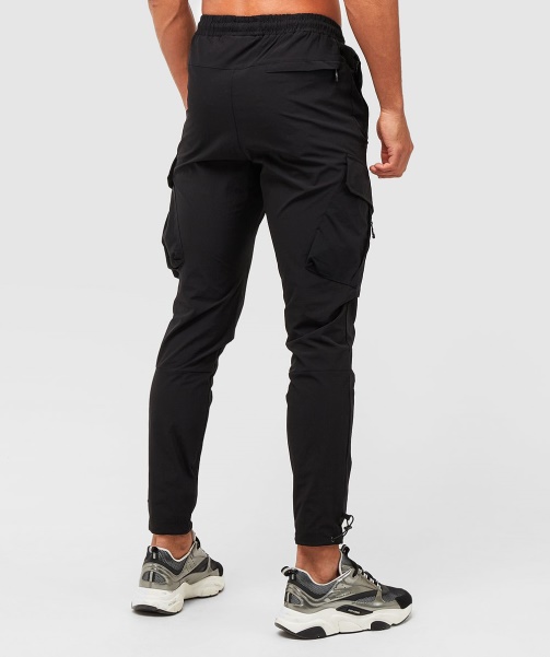 Alessandro Zavetti - Jet Black Marcello 2.0 Woven Cargo Pant