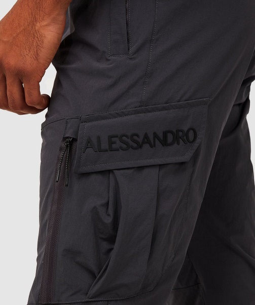 Black Gabetto 2.0 Cargo Pant - Alessandro Zavetti