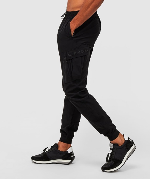 Black Gabetto 2.0 Cargo Pant - Alessandro Zavetti