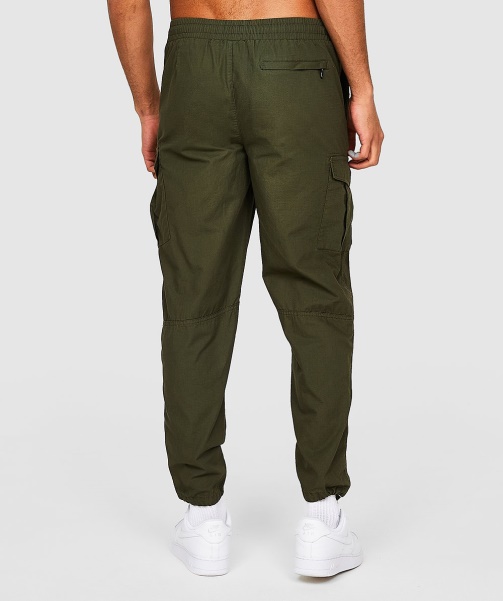 Alessandro Zavetti - Jet Black Larno Core Woven Cargo Pant