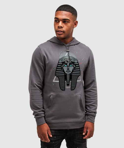 Alessandro Zavetti - Pharaoh Splatter Overhead Hoodie Magnet Grey