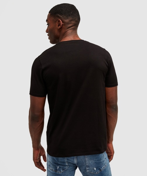 Lion Barbed Wire Tonal T-Shirt Jet Black - Alessandro Zavetti