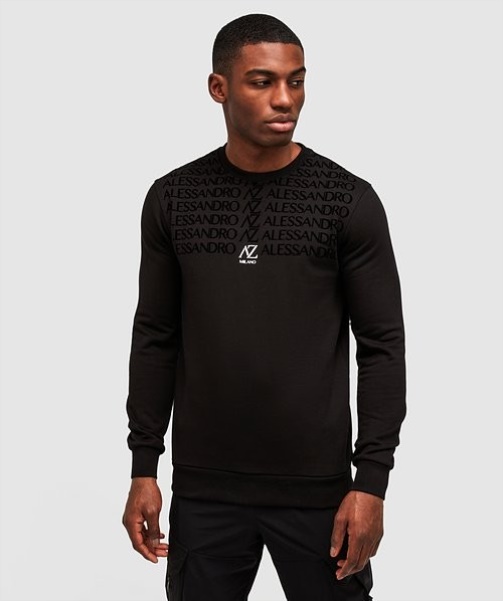 Renossi Sweatshirt Alessandro Zavetti - Jet Black