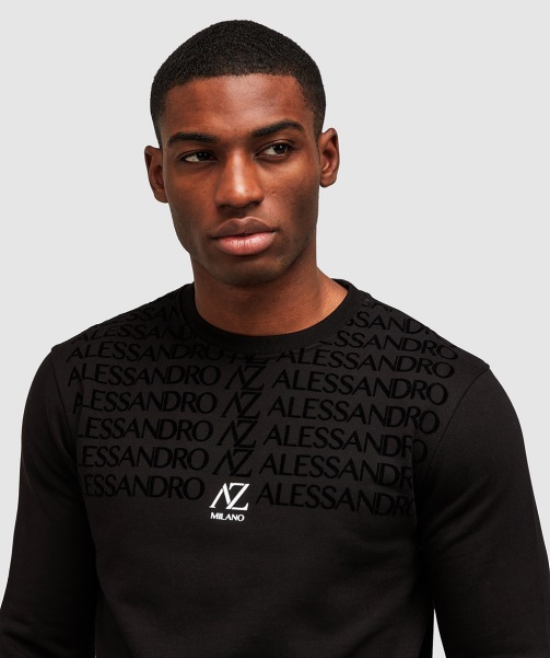 Renossi Sweatshirt Alessandro Zavetti - Jet Black