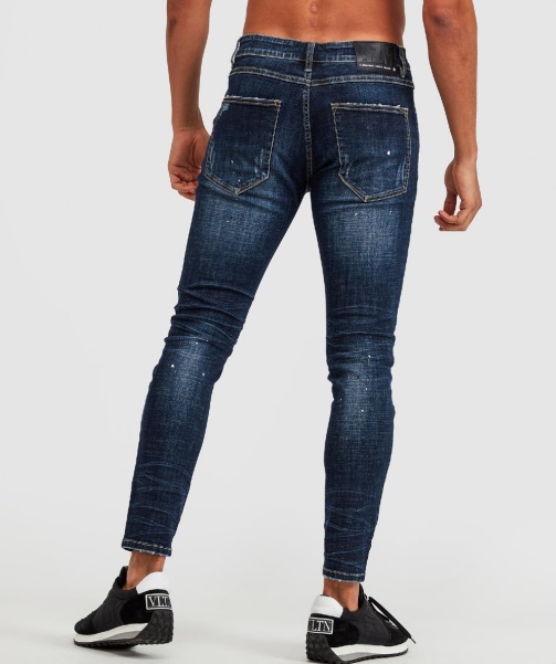 Blue Alessandro Zavetti - Bondini 2.0 Indigo Slim Denim Jean