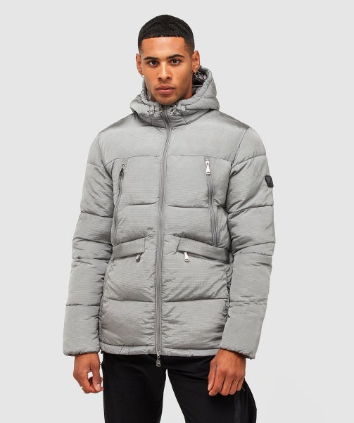 Black Alessandro Zavetti - Minivo Ripstop Puffer Jacket