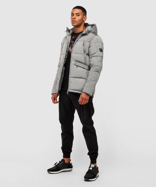 Black Alessandro Zavetti - Minivo Ripstop Puffer Jacket