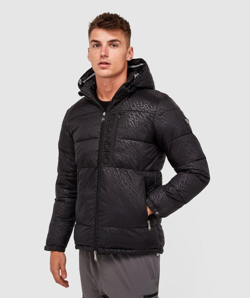 Black Alessandro Zavetti - Vitorno 2.0 Puffer Jacket