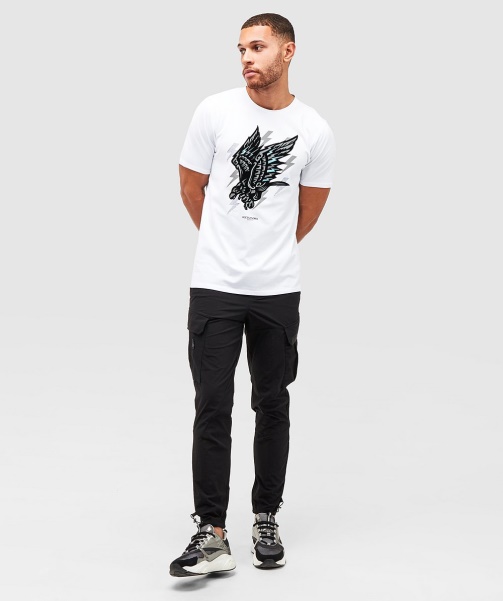 Alessandro Zavetti - Aztec Bolt Eagle T-Shirt Optic White