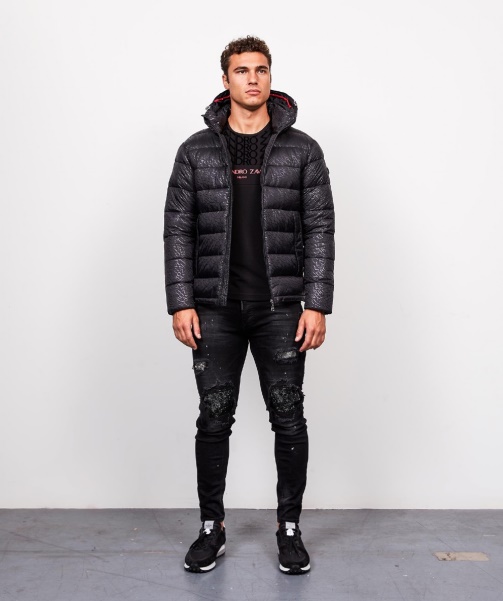 Alessandro Zavetti - Black Tessicci Puffer Jacket