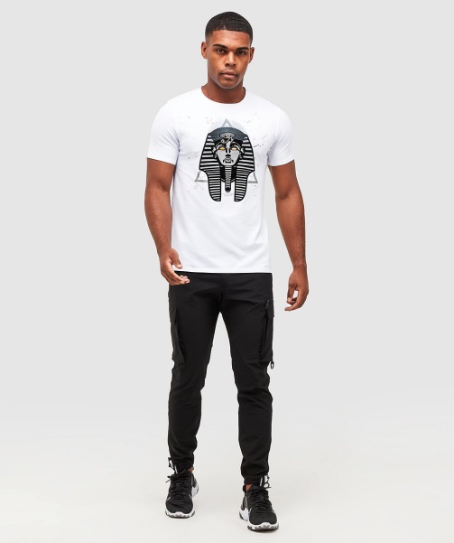 Alessandro Zavetti - Pharaoh Splatter T-Shirt Optic White