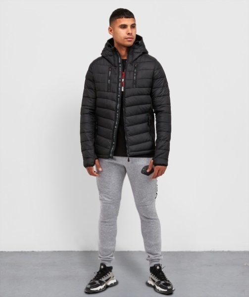 Black Alessandro Zavetti - Miata Hybrid Puffer Jacket