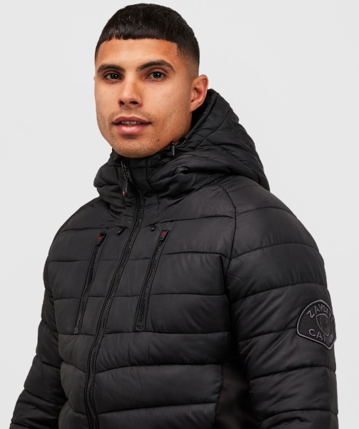 Black Alessandro Zavetti - Miata Hybrid Puffer Jacket