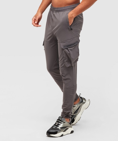 Marcello 2.0 Woven Cargo Pant Alessandro Zavetti - Charcoal