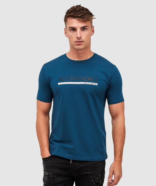 Mersoni 2.0 T-Shirt Petrol Blue - Alessandro Zavetti