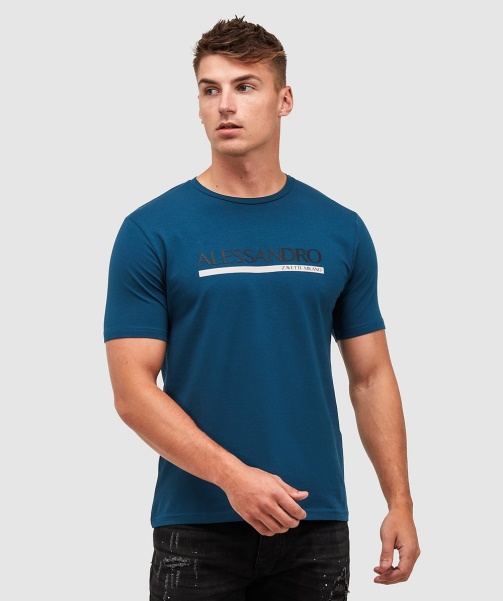 Mersoni 2.0 T-Shirt Petrol Blue - Alessandro Zavetti