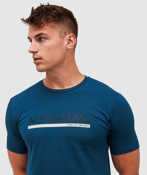 Mersoni 2.0 T-Shirt Petrol Blue - Alessandro Zavetti