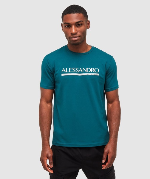 Mersoni 2.0 T-Shirt Teal - Alessandro Zavetti