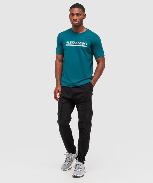 Mersoni 2.0 T-Shirt Teal - Alessandro Zavetti