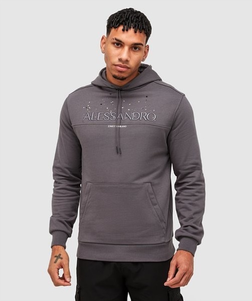 Magnet Grey Porta Overhead Hoodie - Alessandro Zavetti