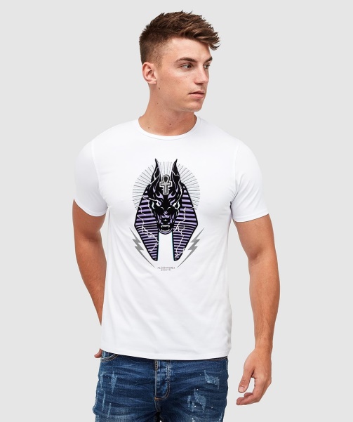 Optic White Alessandro Zavetti - Anubis Lightning T-Shirt