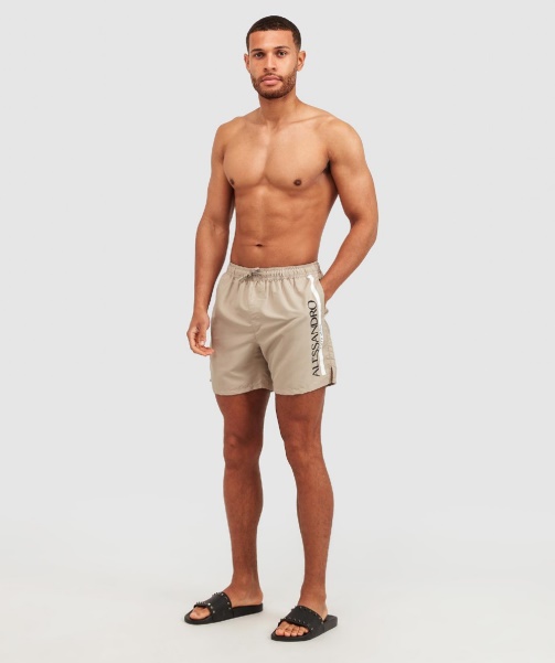 Black Merseo 2.0 Swim Short - Alessandro Zavetti