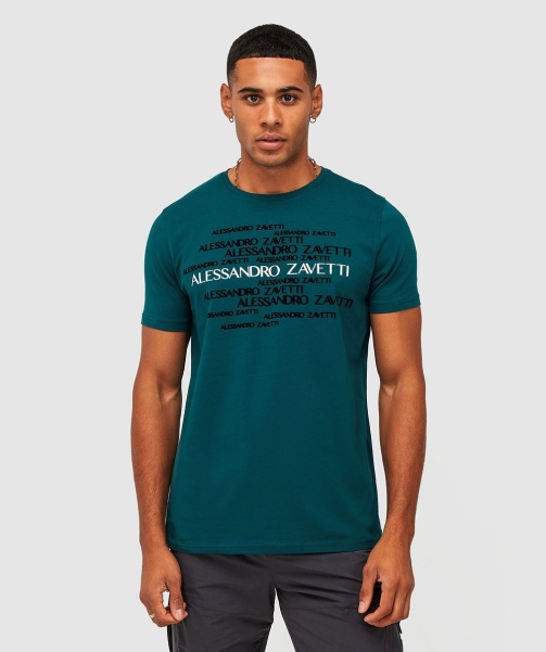 Alessandro Zavetti - Teal Novazzi T-Shirt