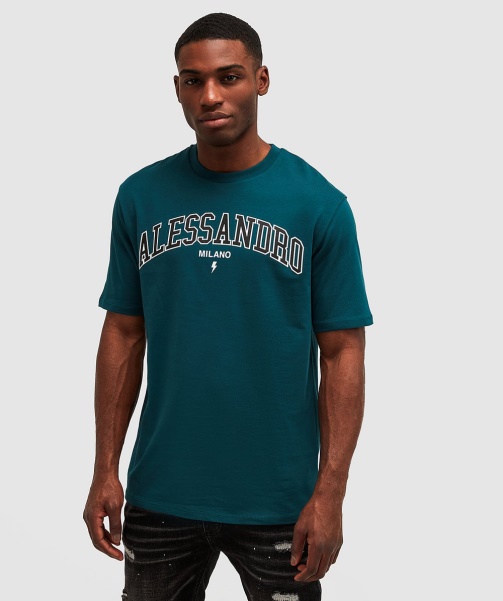 Alessandro Zavetti - Challenger Relaxed T-Shirt Teal