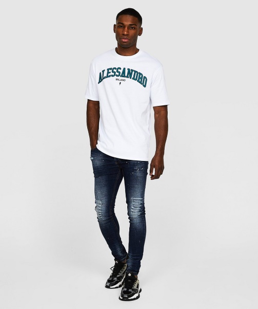 Alessandro Zavetti - Challenger Relaxed T-Shirt Teal