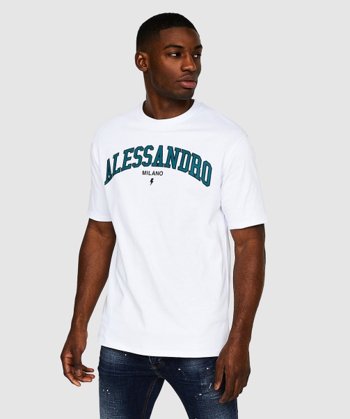 Alessandro Zavetti - Challenger Relaxed T-Shirt Teal