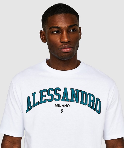 Alessandro Zavetti - Challenger Relaxed T-Shirt Teal