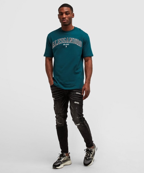 Alessandro Zavetti - Challenger Relaxed T-Shirt Teal