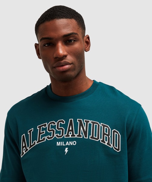 Alessandro Zavetti - Challenger Relaxed T-Shirt Teal