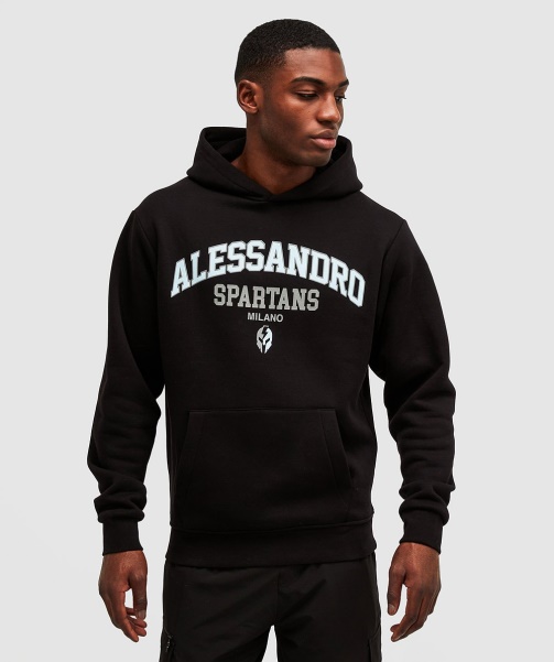 Challenger Spartans Overhead Hoodie Alessandro Zavetti - Jet Black