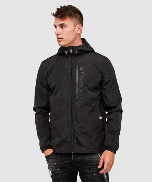 Alessandro Zavetti - Aronio Windrunner Jacket Jet Black