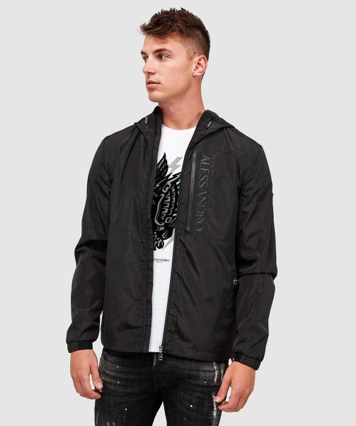 Alessandro Zavetti - Aronio Windrunner Jacket Jet Black