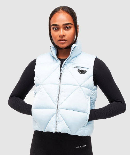 Alessandro Zavetti - Ice Blue Womens Della Diamond Gilet