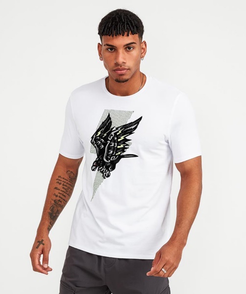 White Alessandro Zavetti - Diving Eagle T-Shirt