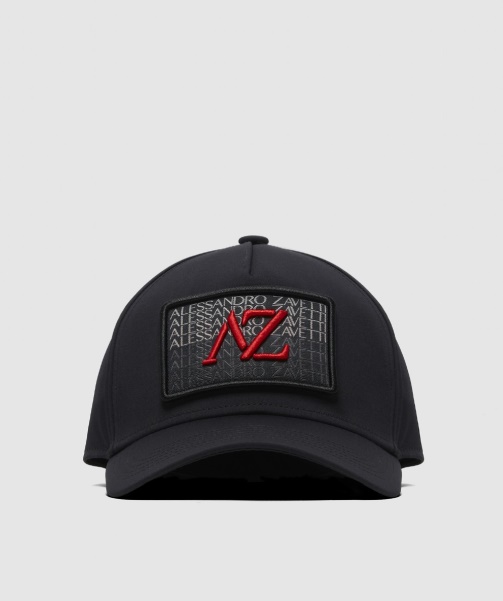 Alessandro Zavetti - Black-Red Noletto Baseball Cap