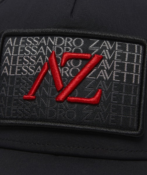 Alessandro Zavetti - Black-Red Noletto Baseball Cap