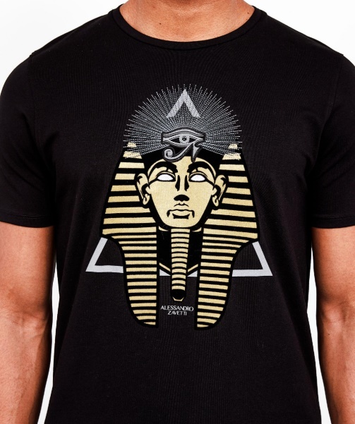 Pharaoh T-Shirt Alessandro Zavetti - Black