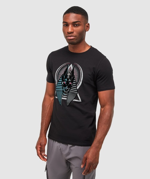 Alessandro Zavetti - Anubis Split T-Shirt Jet Black