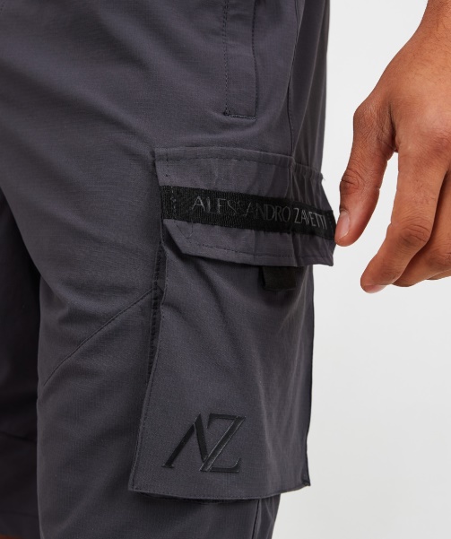 Asphalt Alessandro Zavetti - Aranova 2.0 Woven Cargo Short