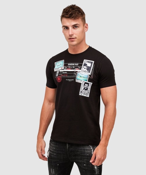 Alessandro Zavetti - Jet Black Contraband T-Shirt