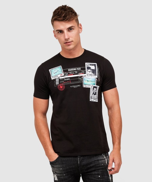 Alessandro Zavetti - Jet Black Contraband T-Shirt